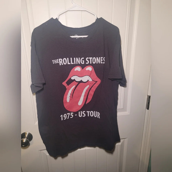 the Rolling Stones Tops - Rolling stone 1975 us tour 100% cotton  XXL